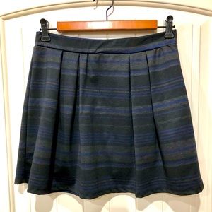 EUC Joe B Mini Skirt pleated blue gray size L